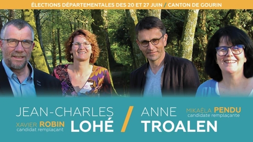 Elections départementales sur le canton de Gourin: Un duo Anne...